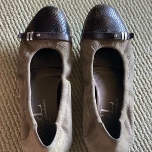 AGL cap toe ballet flats